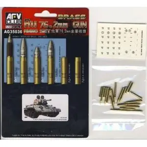Miglior Prezzo AFV Club 1 35 Russian 76,2mm Gun Brass Ammo Set