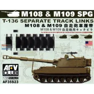 Spedizione Espresso AFV Club 1 35 T-136 separate track links for M108 & M109 SPG