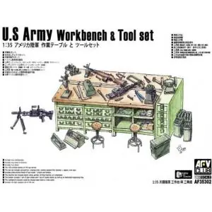 Professionale AFV Club 1 35 U.S Army Workbench & Tool set