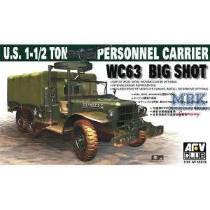 AFV Club 1 35 U.S. 1½ ton Personnel Carrier WC63 "Big Shot" Bestseller
