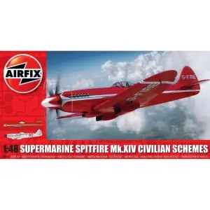 Affare AIRFIX 1 48 Scale Supermarine Spitfire MkXIV Civilian Schemes
