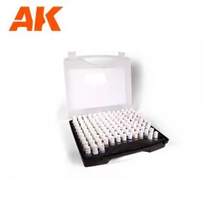 AK INTERACTIVE 3G PLASTIC BRIEFCASE 120 AFV COLORS Professionale