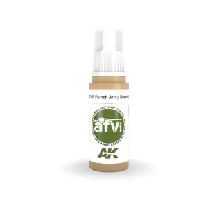 AK INTERACTIVE acrylic paint 3rd Generation 17mL - French Army Desert Sand Nuovo Arrivo