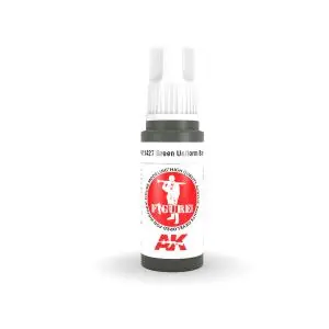AK INTERACTIVE acrylic paint 3rd Generation 17mL - Green Uniform Base Prezzo Scontato