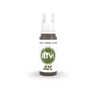 Novità AK INTERACTIVE acrylic paint 3rd Generation 17mL - Nº5 Earth Brown (FS30099)