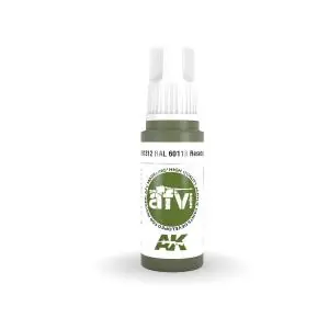 Quantità Limitata AK INTERACTIVE acrylic paint 3rd Generation 17mL - RAL 6011B Resedagrün