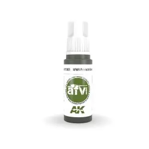 Nuova Collezione AK INTERACTIVE acrylic paint 3rd Generation 17mL - WWI French Green 1