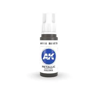 Solo Oggi AK INTERACTIVE acrylic paint 3rd Generation Burnt Tin 17ml