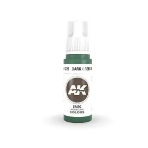 AK INTERACTIVE acrylic paint 3rd Generation Dark Green INK 17ml Scelto Dai Clienti