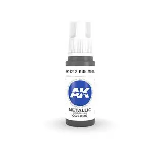Super Prezzo AK INTERACTIVE acrylic paint 3rd Generation Gun Metal 17ml