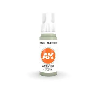 AK INTERACTIVE acrylic paint 3rd Generation Medium Grey 17ml Occasione