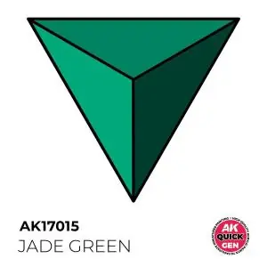 Offerta Lampo AK INTERACTIVE acrylic paint JADE GREEN 18 ml - QUICK GEN
