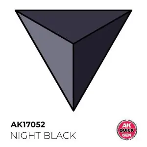 AK INTERACTIVE acrylic paint NIGHT BLACK 18 ml - QUICK GEN Sconto