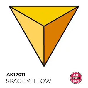 AK INTERACTIVE acrylic paint SPACE YELLOW 18 ml - QUICK GEN Esclusivo
