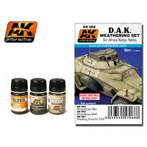 Vendita Finale AK INTERACTIVE Africa Korps Weathering Set