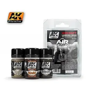 AK INTERACTIVE AIRCRAFT LANDING GEAR WEATHERING SET Occasione Imperdibile