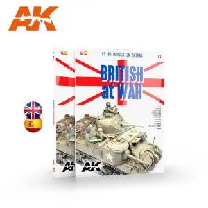 AK INTERACTIVE BRITISH AT WAR - LOS BRITÁNICOS EN GUERRA VOL II. Bilingual English / Spanish. 184 pages. Semi-hard cover. Prezzo Di Fabbrica