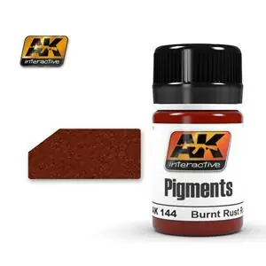 AK INTERACTIVE BURNT RUST RED (PIGMENT) Acquista Ora