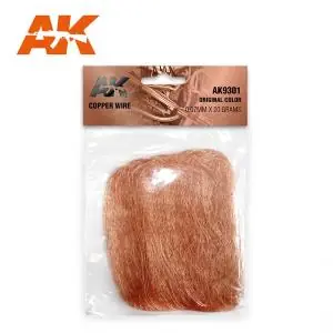 Occasione AK INTERACTIVE Copper Wire 0.07mm x 20 grams ORIGINAL COLOR