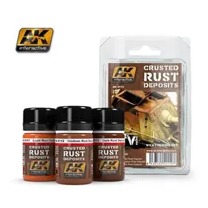 Solo Oggi AK INTERACTIVE CRUSTED RUST DEPOSITS WEATHERING SET