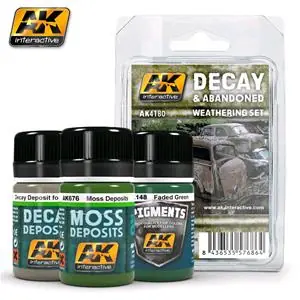 Promo Stagionale AK INTERACTIVE DECAY & ABANDONED WEATHERING SET