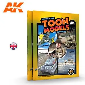 Non Perdere AK INTERACTIVE How to make TOON MODELS tutorial (book English text)