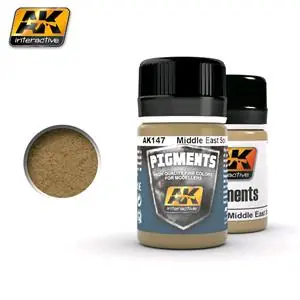 Professionale AK INTERACTIVE MIDDLE EAST SOIL (PIGMENT)