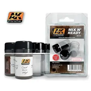 Compra Adesso AK INTERACTIVE MIX N READY ( 4 EMPTY JARS WHITH LABELS)