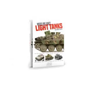 AK INTERACTIVE MODELING WW2 LIGHT TANKS AND ARMORED VEHICLES - English. 124 pages. Soft cover A Buon Prezzo