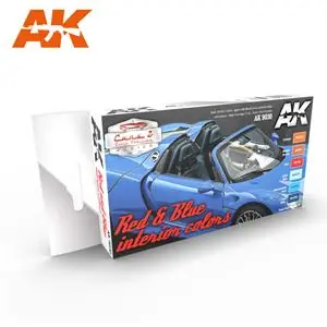 Soddisfatti O Rimborsati AK INTERACTIVE RED & BLUE INTERIOR COLORS paint set