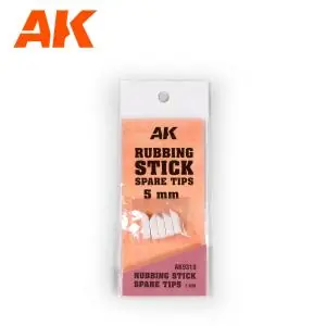 AK INTERACTIVE Rubbing Stick Spare Tips 5 Mm Economico