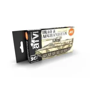 AK INTERACTIVE SET acrylic paint 3rd Generation 17mL - IRAQ & AFGHANISTAN 3G Miglior Prezzo