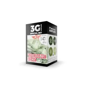 AK INTERACTIVE SET acrylic paint 3rd Generation 17mL - MODULATION 4BO RUSSIAN GREEN 3G Promozione Esclusiva