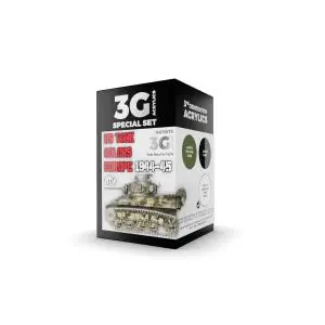 AK INTERACTIVE SET acrylic paint 3rd Generation 17mL - US TANK COLORS EUROPE 1944-45 Spedizione Espresso