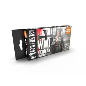 Economico AK INTERACTIVE SET acrylic paint 3rd Generation 17mL - WWI GERMAN UNIFORM 3G