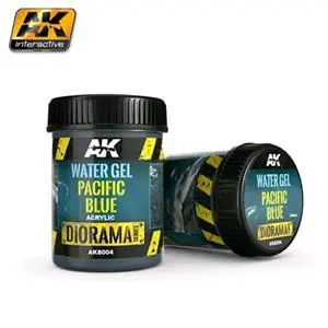 Subito Disponibile AK INTERACTIVE WATER GEL PACIFIC BLUE - 250ml (Acrylic)
