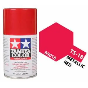 Solo Oggi TAMIYA TS18 Metallic Rot glänzend - Spraydose 100ml