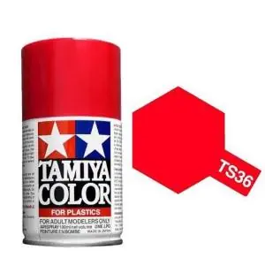 Reso Gratuito TAMIYA TS36 Neon Rot glänzend - Spraydose 100ml