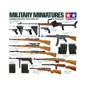 TAMIYA 1 35 German Infantry Weapons set Non Perdere