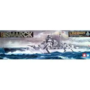 TAMIYA 1 350 German Battleship Bismarck Popolare