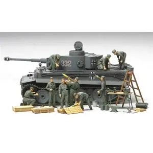 TAMIYA 1 48 WWII German Tank Crew Field Maintenance Set Ultime Pezzi