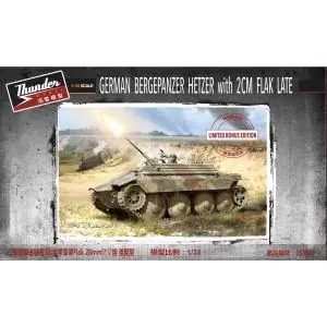 THUNDER MODEL 1/35; Bergehetzer Late with 2CM Flak bonus edition with full engine compartment and PE mudguards and skirts Subito Disponibile