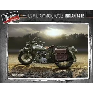 THUNDER MODEL 1/35; US Military Indian 741B (2 kits in box) Super Prezzo