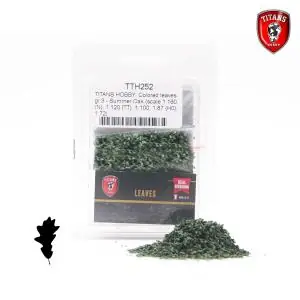 Prezzo Scontato TITANS HOBBY Colored leaves gr.3 - Summer Oak (scale 1 160 (N), 1 120 (TT), 1 100, 1 87 (H0), 1 72)