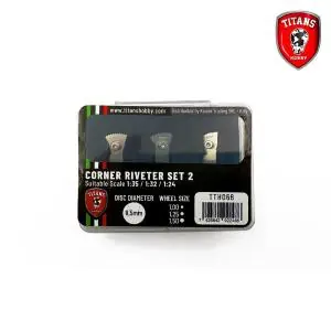 Super Prezzo TITANS HOBBY CORNER RIVET MAKER TOOL SET 2 for scales 1 35/1 32/1 24 - 3 wheels diam.8,5mm x mm. 1.00/1.25/1.50