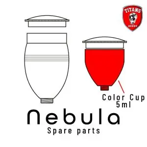 TITANS HOBBY part 29. Color Cup 5ml for NEBULA Airbrush Soddisfatti O Rimborsati