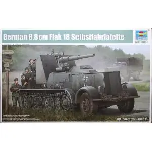 TRUMPETER 1 35 8,8cm Flak18 auf Sd.Kfz.8 12t ZgKw "Bunkerknacker" Novità