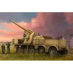 TRUMPETER 1 35 8.8cm Flak on schw. Zgkrwg. 18t FAMO Nuova Collezione