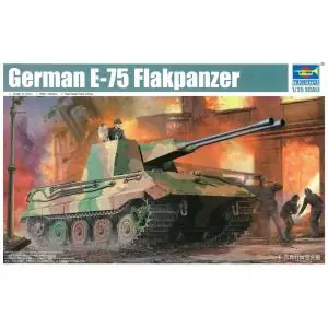 Consegna Rapida TRUMPETER 1 35 E-75 Flakpanzer