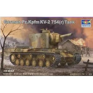 TRUMPETER 1 35 German KV 2 Pz.754(r) Prezzo Conveniente
